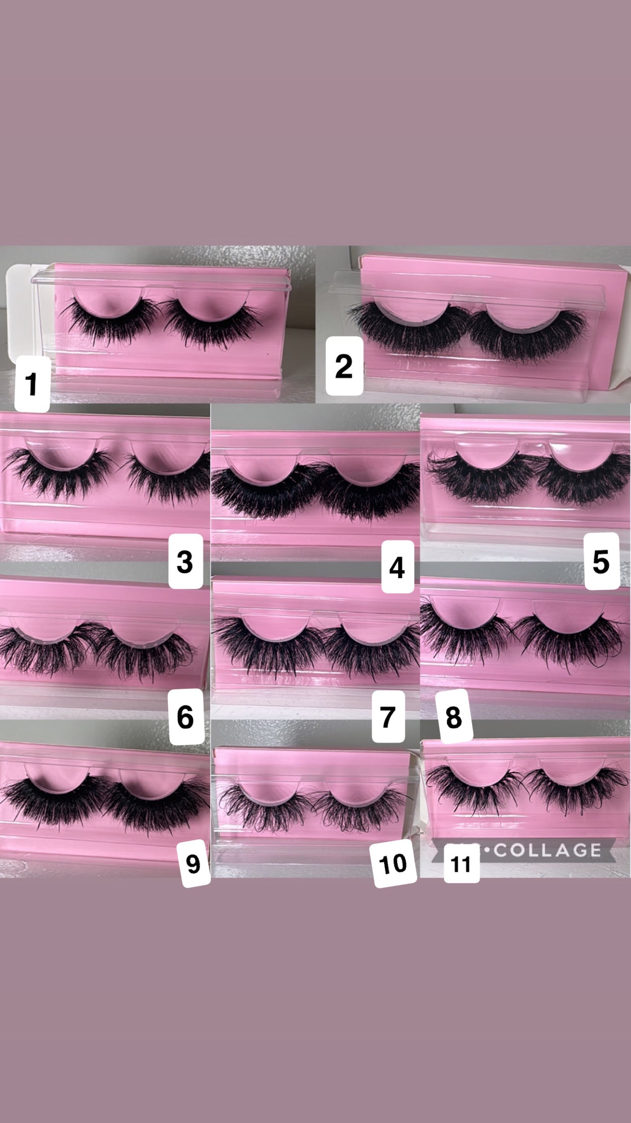 Pretty Pink Minks W/Spikes✨