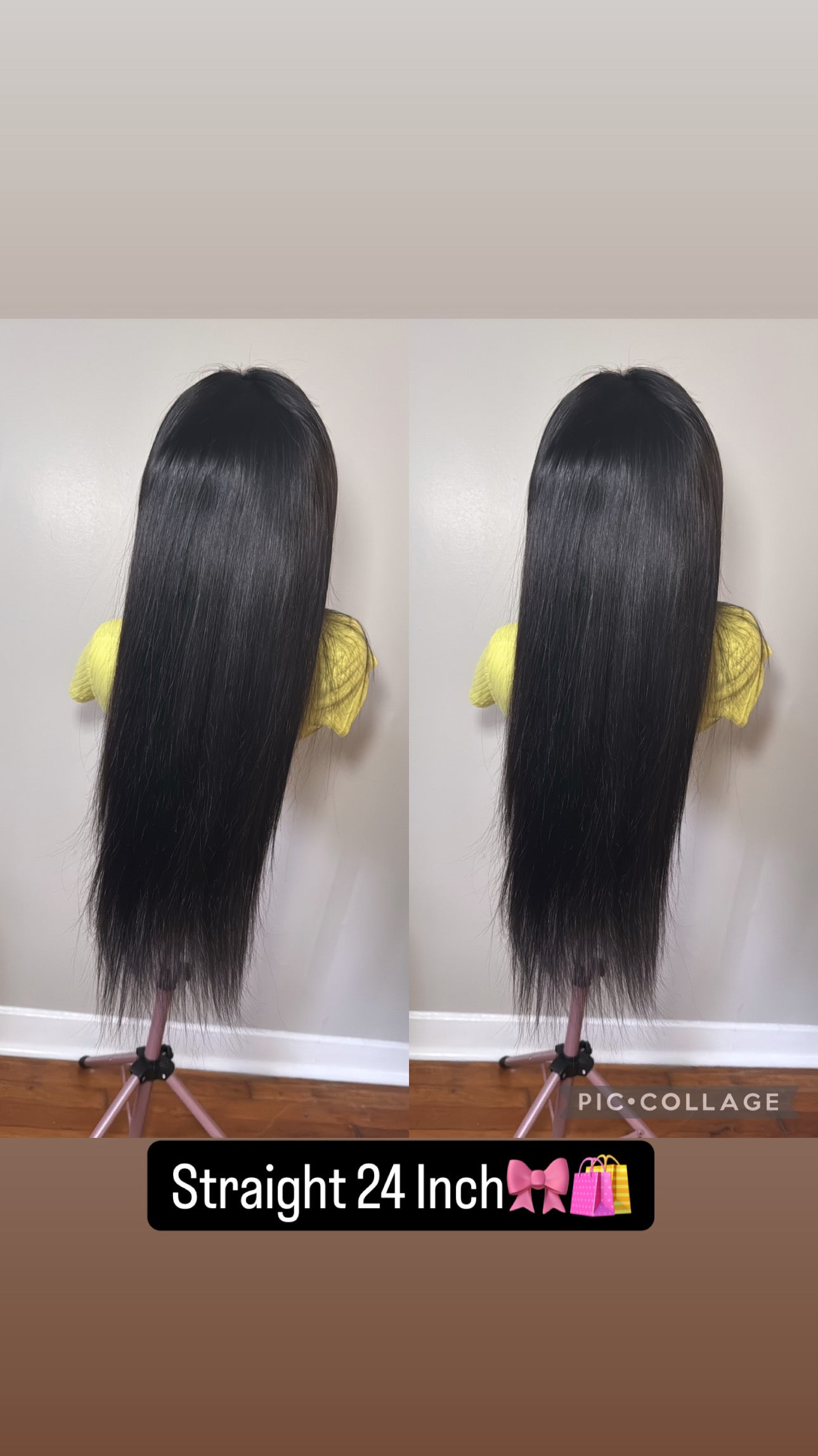Straight Raw Human Hair 13x6 Lace Frontal Wig✨