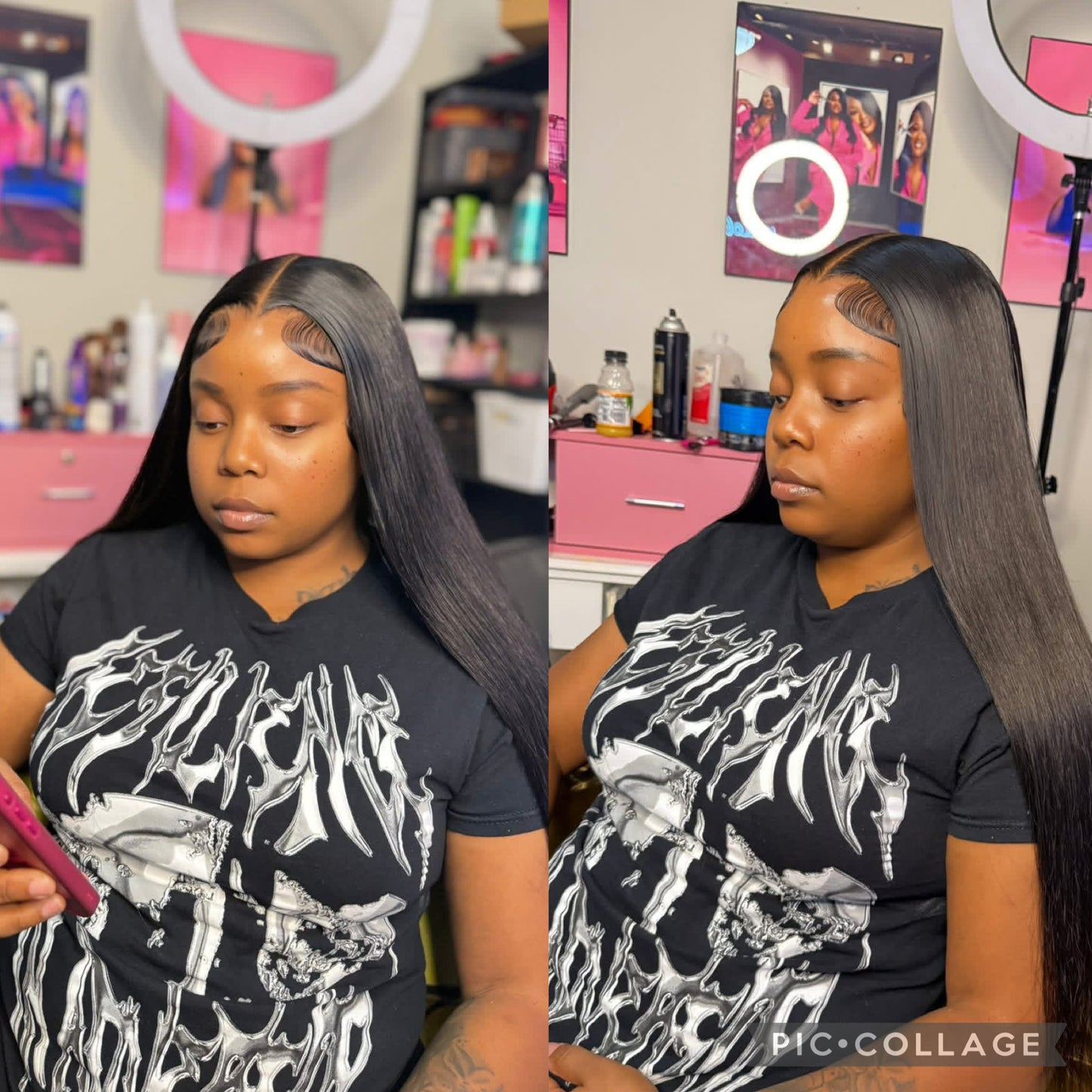 Straight Raw Human Hair 13x6 Lace Frontal Wig✨